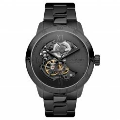 Seizmont Dante II | Montre squelette noire