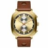 Fawler Callao | Montre Coussin Dorée -MONTRES Soldes 2 1kal