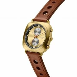 Fawler Callao | Montre Coussin Dorée -MONTRES Soldes 2 2kal