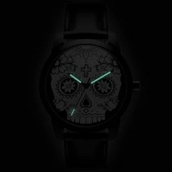 Lucleon Todos | Montre noire & blanche Le jour des morts -MONTRES Soldes 2 5tsc