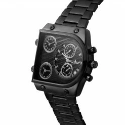 Seizmont Montre noire Provectus -MONTRES Soldes 21166 2