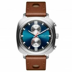 Fawler Callao | Montre Coussin Bleue