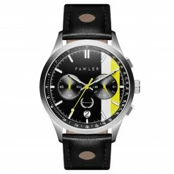Fawler Monterey | Montre de course jaune et noire