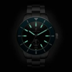 Fawler Makalu | Montre de plongée en titane brossé avec lunette bleue -MONTRES Soldes 4 5.afd0aeadfc3dd078c10f4ec31cacdc85