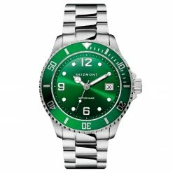 Seizmont Montre en acier inoxydable Dean Tide