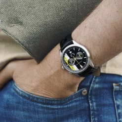 Fawler Monterey | Montre de course jaune et noire -MONTRES Soldes fwmr rel watch 1x1 25313 3