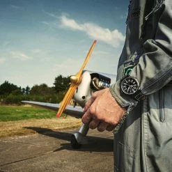 Fawler Apollo | Montre Aviateur en acier inoxydable noir -MONTRES Soldes jwm apollo drop38 frank christensen 26129 1x1 19