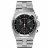 Lucleon Montre chronographe Linus Ray en acier inoxydable