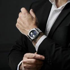 Lucleon Montre chronographe Linch Ray en acier inoxydable -MONTRES Soldes rel ig lucleon chronograph watch 21839 1 sq new korrekt