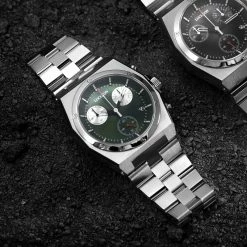 Lucleon Montre chronographe Leal Ray en acier inoxydable -MONTRES Soldes rel ig lucleon chronograph watch 21842