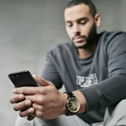 Seizmont Dante II | Montre squelette couleur noir et or à mécanisme doré -MONTRES Soldes rel szdii 1x1 24809 1