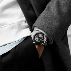 Seizmont Montre en acier inoxydable Daryl Tide -MONTRES Soldes rst megashoot 0 3 watch deltatie silverblackdial22362 bjarkejohansen 2