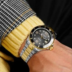 Seizmont Montre en acier inoxydable Dilan Tide -MONTRES Soldes rst megashoot 0 3 watch deltatie silvergoldblackface22363 bjarkejohansen 2 1