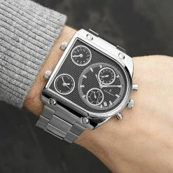 Seizmont Montre argentée Provectus -MONTRES Soldes rst propu v1 2 21165 fa