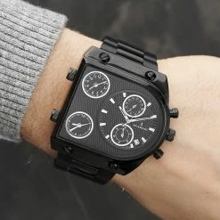 Seizmont Montre noire Provectus -MONTRES Soldes rst propu v1 2 21166 fa