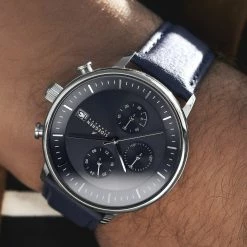 Sidegren Solis | Montre chronographe bleue à énergie solaire -MONTRES Soldes ste solarwatch aston 25236 1x1 18