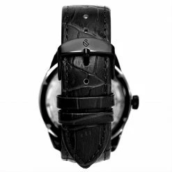 Seizmont Montre squelette automatique Stuart Motus -MONTRES Soldes stuart motus black silver black 2