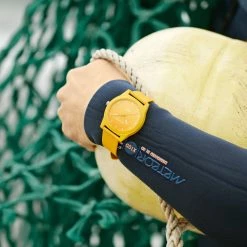 Waykins Recapture | Montre jaune en matériaux recyclés -MONTRES Soldes wa rst recapture recycled watch omhu 25270 1x1 4novaverzija